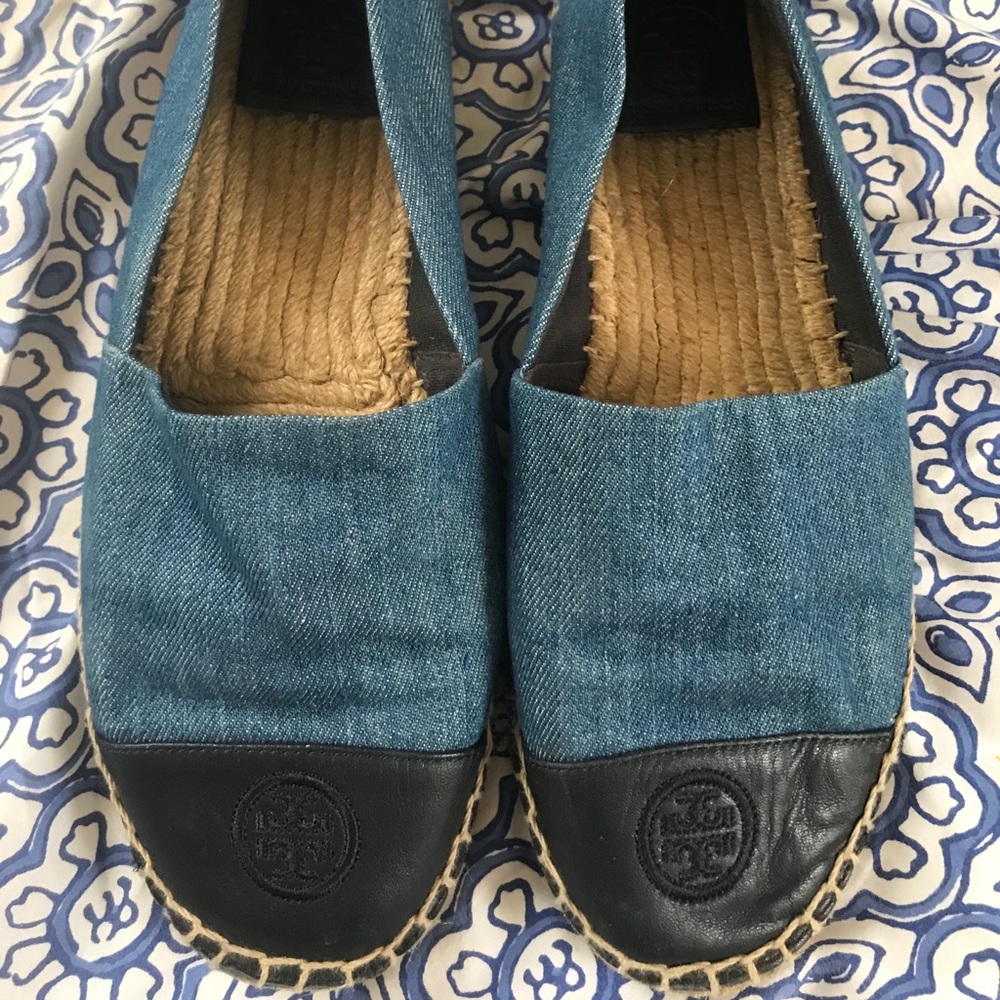 Tory Burch Denim Espadrilles